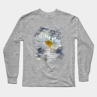 Hand painted Beautiful Daisy -Vintage Daisy-Spring Flowers Daisy Long Sleeve T-Shirt